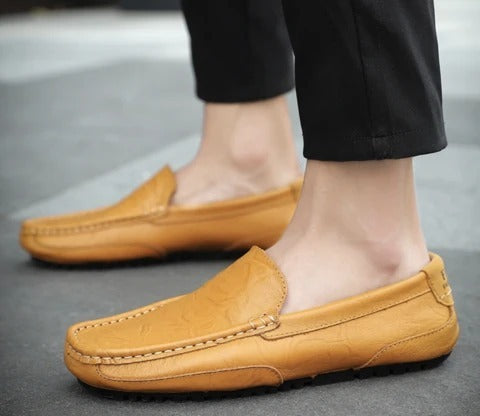 Leather casual leather shoes