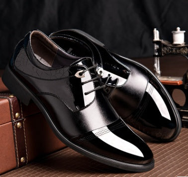 spring new men's shoes business dress shoes