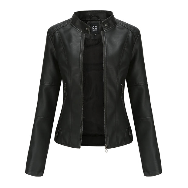 European And American Women's Leather Jackets