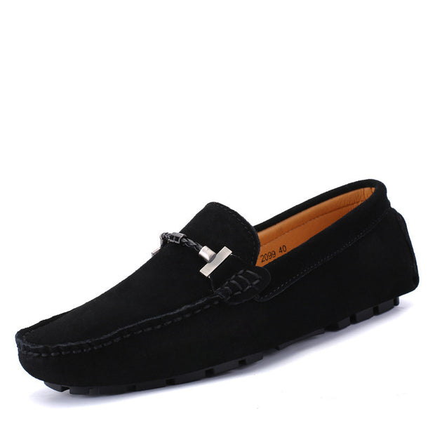 Spring New Leather Peas Shoes
