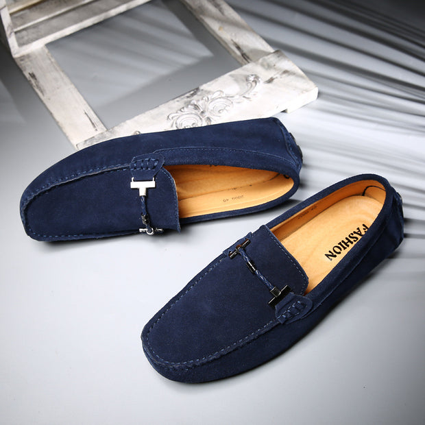 Spring New Leather Peas Shoes