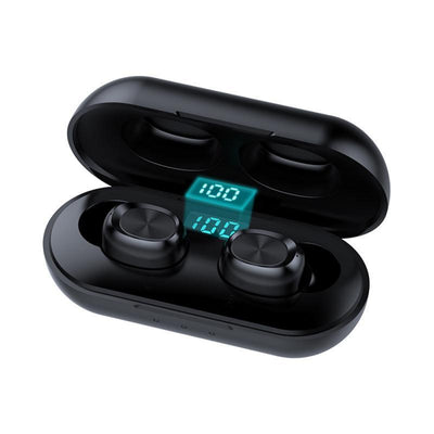 "B5 Bluetooth Headset Binaural Digital Display"
