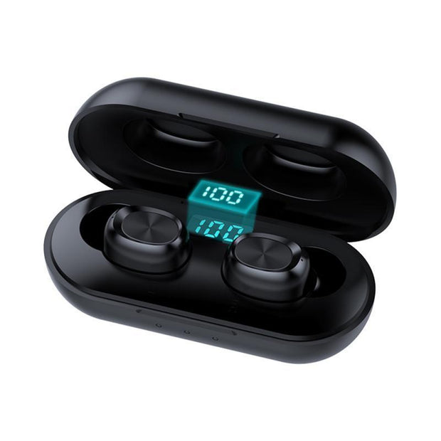 "B5 Bluetooth Headset Binaural Digital Display"