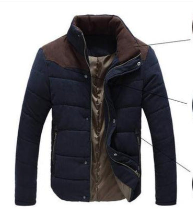 Warm Causal Parkas Male Outerwear Windbreak Jackets