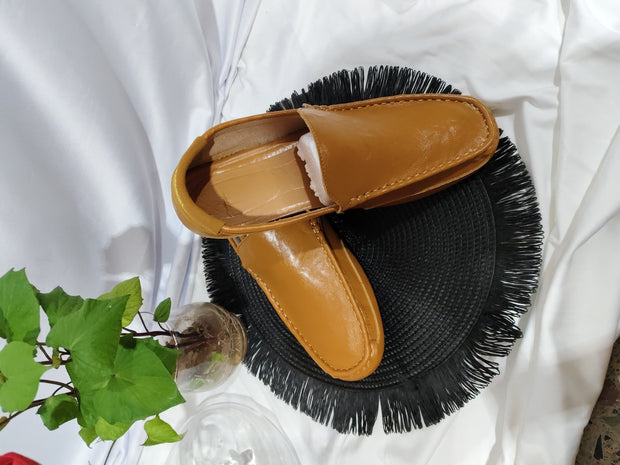 Leather casual leather shoes