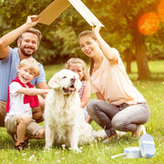 Dog Water Bottle Dog Bowl 2-in-1 Food Container