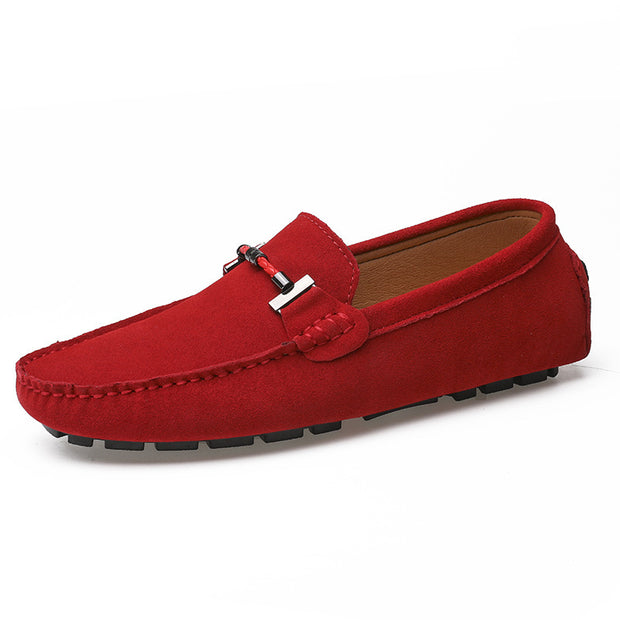 Spring New Leather Peas Shoes