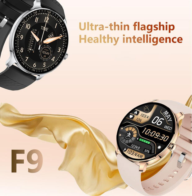 Ultra Slim Smart Watch For Men & Women, 1.43 AMOLED Screen