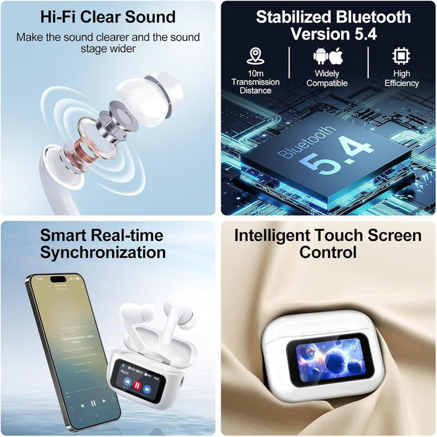 "Wireless Earbuds, 5.4 Bluetooth Headphones"