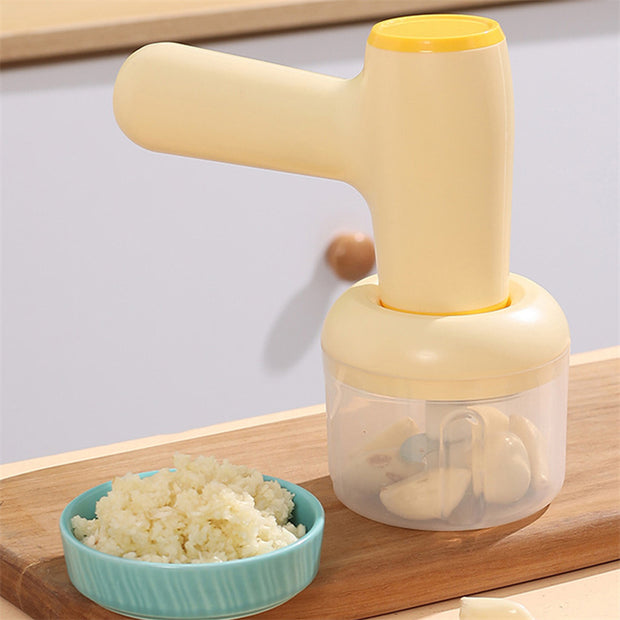 2 In 1 Electric Garlic Chopper USB Rechargeable Vegetable Chili Meat Ginger