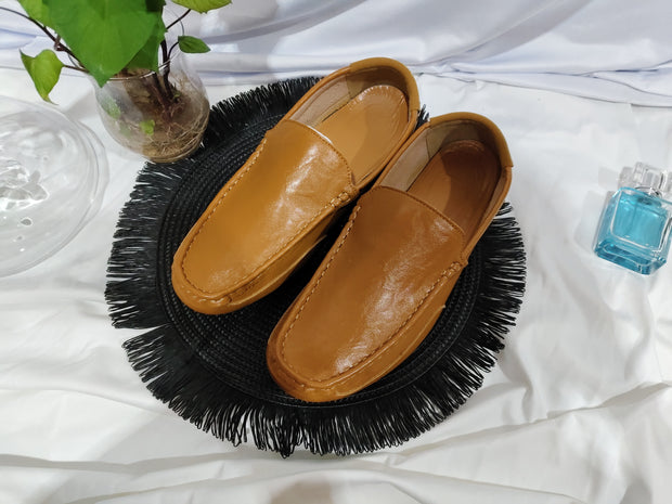 Leather casual leather shoes